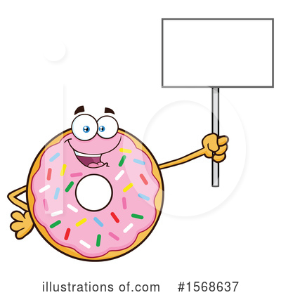 Royalty-Free (RF) Donut Clipart Illustration by Hit Toon - Stock Sample #1568637