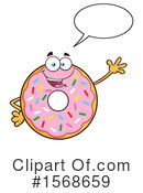 Donut Clipart #1568659 by Hit Toon