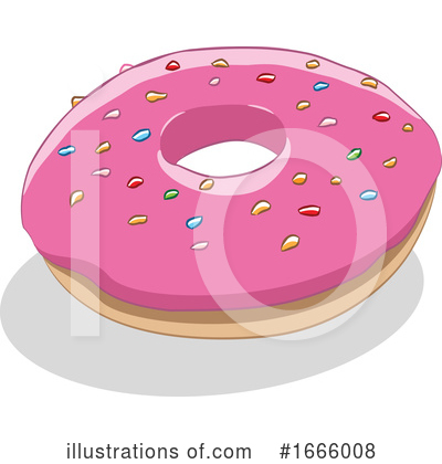 Royalty-Free (RF) Donut Clipart Illustration by cidepix - Stock Sample #1666008