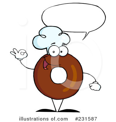 Royalty-Free (RF) Donut Clipart Illustration by Hit Toon - Stock Sample #231587