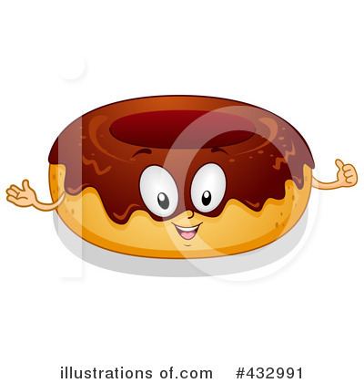 Royalty-Free (RF) Donut Clipart Illustration by BNP Design Studio - Stock Sample #432991