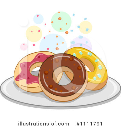 Royalty-Free (RF) Donuts Clipart Illustration by BNP Design Studio - Stock Sample #1111791