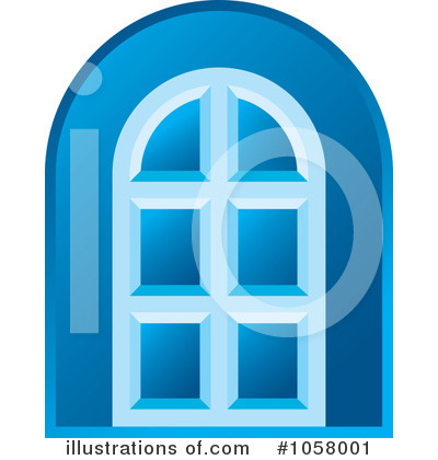 Royalty-Free (RF) Door Clipart Illustration by Lal Perera - Stock Sample #1058001