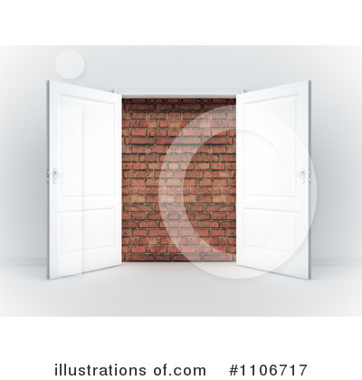 Royalty-Free (RF) Door Clipart Illustration by Mopic - Stock Sample #1106717