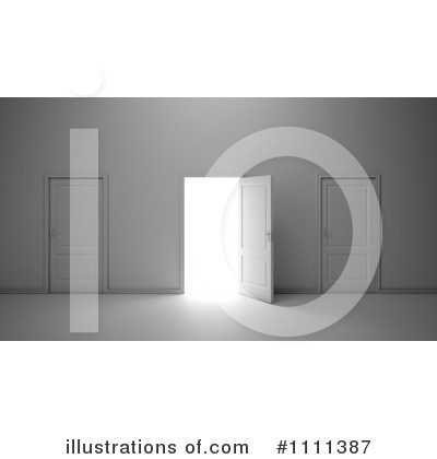 Royalty-Free (RF) Door Clipart Illustration by Mopic - Stock Sample #1111387