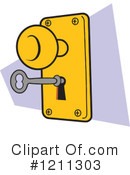 Door Clipart #1211303 by Johnny Sajem