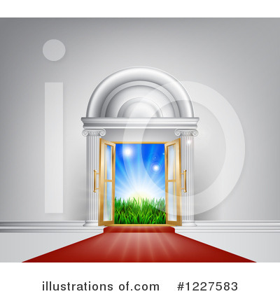 Royalty-Free (RF) Door Clipart Illustration by AtStockIllustration - Stock Sample #1227583