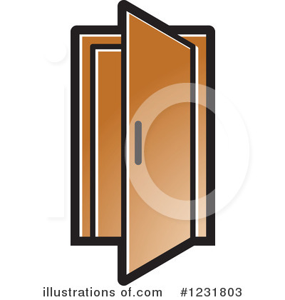 Royalty-Free (RF) Door Clipart Illustration by Lal Perera - Stock Sample #1231803