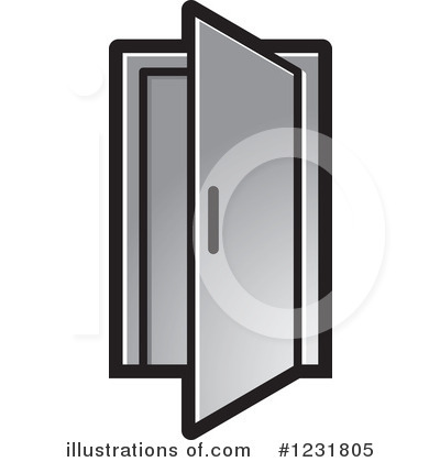 Royalty-Free (RF) Door Clipart Illustration by Lal Perera - Stock Sample #1231805