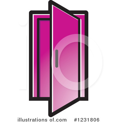 Royalty-Free (RF) Door Clipart Illustration by Lal Perera - Stock Sample #1231806