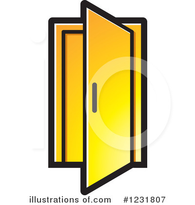 Royalty-Free (RF) Door Clipart Illustration by Lal Perera - Stock Sample #1231807
