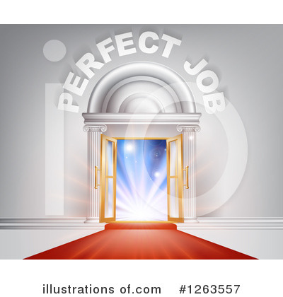 Royalty-Free (RF) Door Clipart Illustration by AtStockIllustration - Stock Sample #1263557