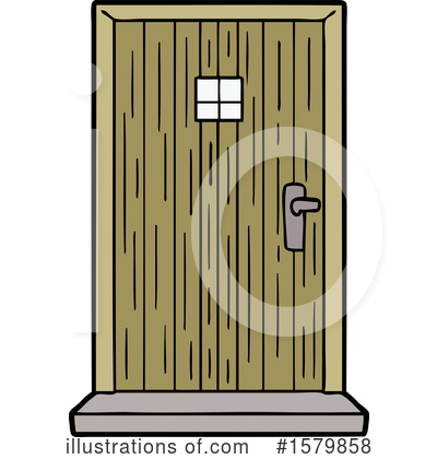 Royalty-Free (RF) Door Clipart Illustration by lineartestpilot - Stock Sample #1579858
