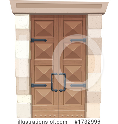 Royalty-Free (RF) Door Clipart Illustration by Vector Tradition SM - Stock Sample #1732996