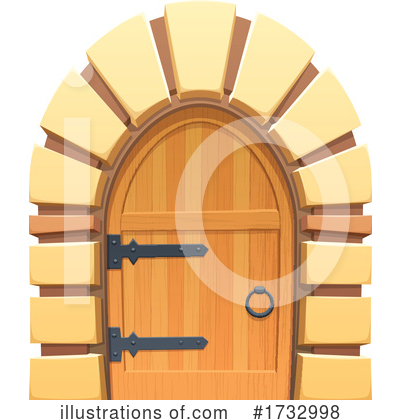 Royalty-Free (RF) Door Clipart Illustration by Vector Tradition SM - Stock Sample #1732998