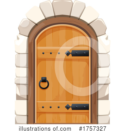 Royalty-Free (RF) Door Clipart Illustration by Vector Tradition SM - Stock Sample #1757327