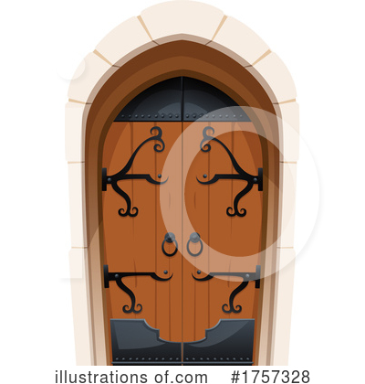 Royalty-Free (RF) Door Clipart Illustration by Vector Tradition SM - Stock Sample #1757328