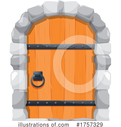 Royalty-Free (RF) Door Clipart Illustration by Vector Tradition SM - Stock Sample #1757329