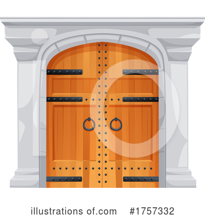 Royalty-Free (RF) Door Clipart Illustration by Vector Tradition SM - Stock Sample #1757332