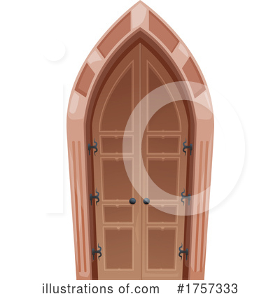 Royalty-Free (RF) Door Clipart Illustration by Vector Tradition SM - Stock Sample #1757333