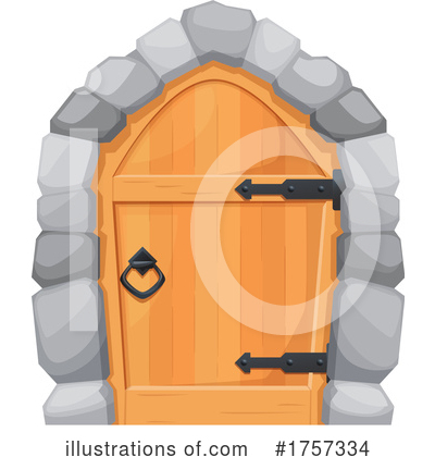 Royalty-Free (RF) Door Clipart Illustration by Vector Tradition SM - Stock Sample #1757334