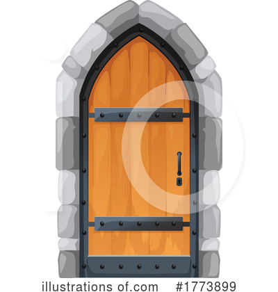 Royalty-Free (RF) Door Clipart Illustration by Vector Tradition SM - Stock Sample #1773899