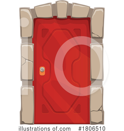 Royalty-Free (RF) Door Clipart Illustration by Vector Tradition SM - Stock Sample #1806510