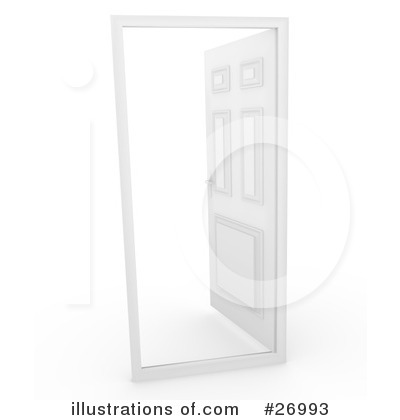 Doors Clipart #26993 by Leo Blanchette
