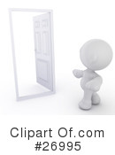 Door Clipart #26995 by Leo Blanchette