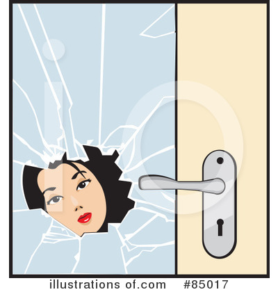 Royalty-Free (RF) Door Clipart Illustration by David Rey - Stock Sample #85017