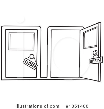Royalty-Free (RF) Doors Clipart Illustration by dero - Stock Sample #1051460