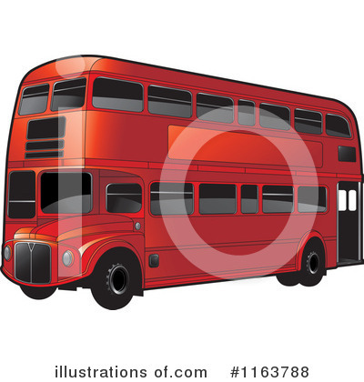 Royalty-Free (RF) Double Decker Clipart Illustration by Lal Perera - Stock Sample #1163788