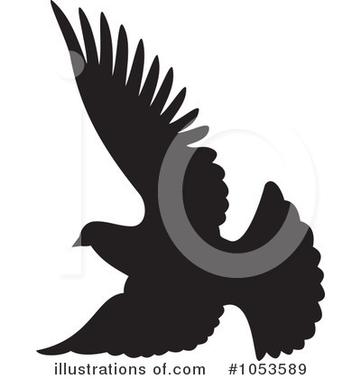 Royalty-Free (RF) Dove Clipart Illustration by Any Vector - Stock Sample #1053589