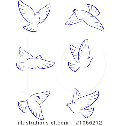 Royalty-Free (RF) Dove Clipart Illustration by Vector Tradition SM - Stock Sample #1066212