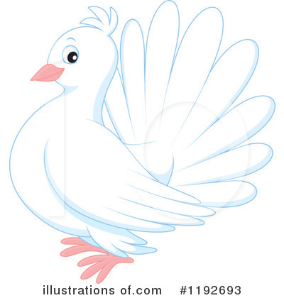 Royalty-Free (RF) Dove Clipart Illustration by Alex Bannykh - Stock Sample #1192693