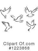 Dove Clipart #1223868 by Vector Tradition SM
