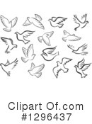 Dove Clipart #1296437 by Vector Tradition SM