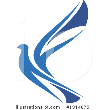 Royalty-Free (RF) Dove Clipart Illustration by Vector Tradition SM - Stock Sample #1314875