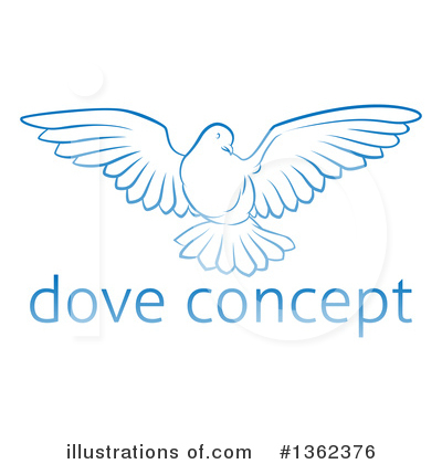 Royalty-Free (RF) Dove Clipart Illustration by AtStockIllustration - Stock Sample #1362376