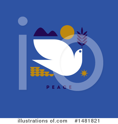 Royalty-Free (RF) Dove Clipart Illustration by elena - Stock Sample #1481821