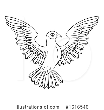Royalty-Free (RF) Dove Clipart Illustration by AtStockIllustration - Stock Sample #1616546