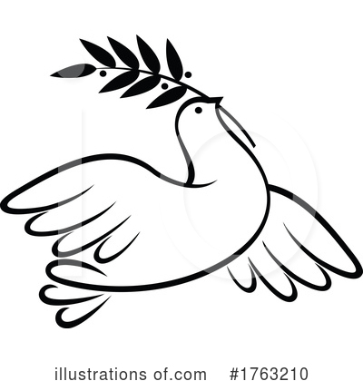 Royalty-Free (RF) Dove Clipart Illustration by Vector Tradition SM - Stock Sample #1763210