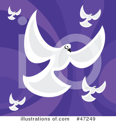 Royalty-Free (RF) Dove Clipart Illustration by Prawny - Stock Sample #47249