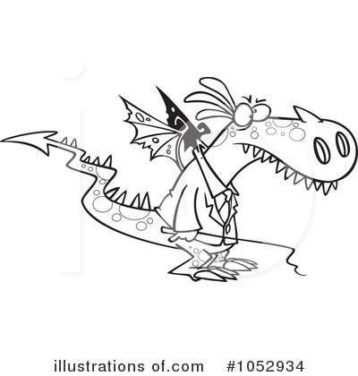 Dragon Clipart #1052934 by toonaday