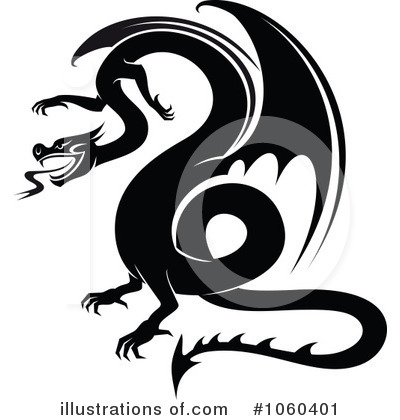 Royalty-Free (RF) Dragon Clipart Illustration by Vector Tradition SM - Stock Sample #1060401