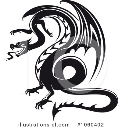 Royalty-Free (RF) Dragon Clipart Illustration by Vector Tradition SM - Stock Sample #1060402