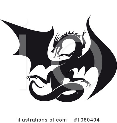 Royalty-Free (RF) Dragon Clipart Illustration by Vector Tradition SM - Stock Sample #1060404
