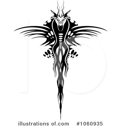 Royalty-Free (RF) Dragon Clipart Illustration by Vector Tradition SM - Stock Sample #1060935