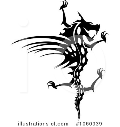 Royalty-Free (RF) Dragon Clipart Illustration by Vector Tradition SM - Stock Sample #1060939