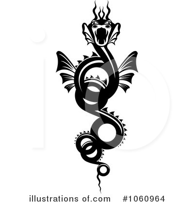 Royalty-Free (RF) Dragon Clipart Illustration by Vector Tradition SM - Stock Sample #1060964